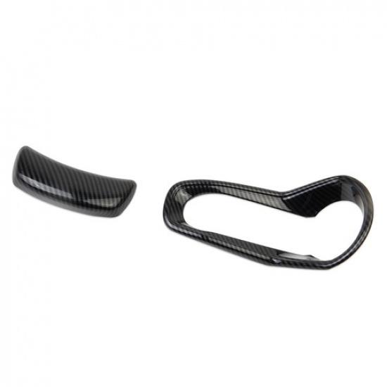 Carbon Fiber Style Central Control Gear Shift Side Trim Cover For Acura RDX