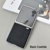 Custodia in Pelle per Honor Magic V Flip2: Cover Integrale, Galvanizzata, Guscio Protettivo, Design Business di Alta Gamma