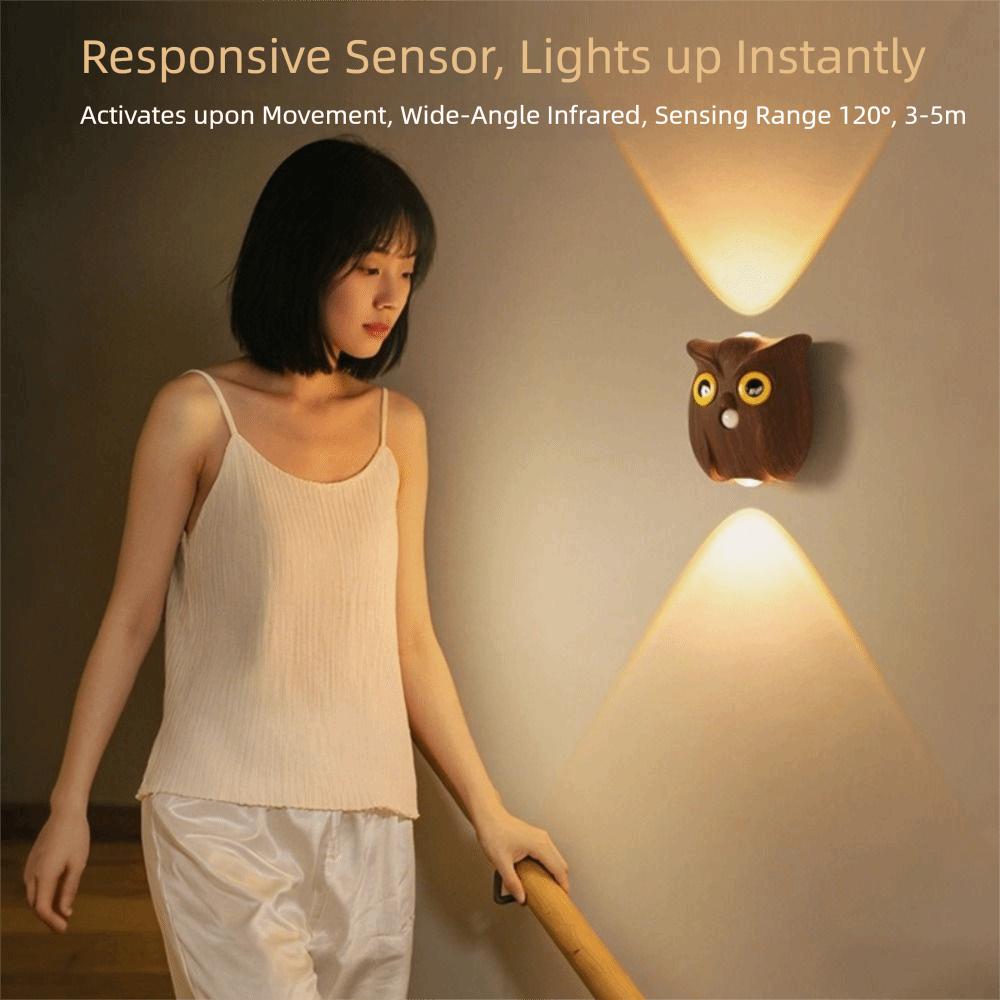Rechargeable Wireless Magnetic Lamp Color Wall Lamp Motion Sensor Night Light Atmosphere Lighting