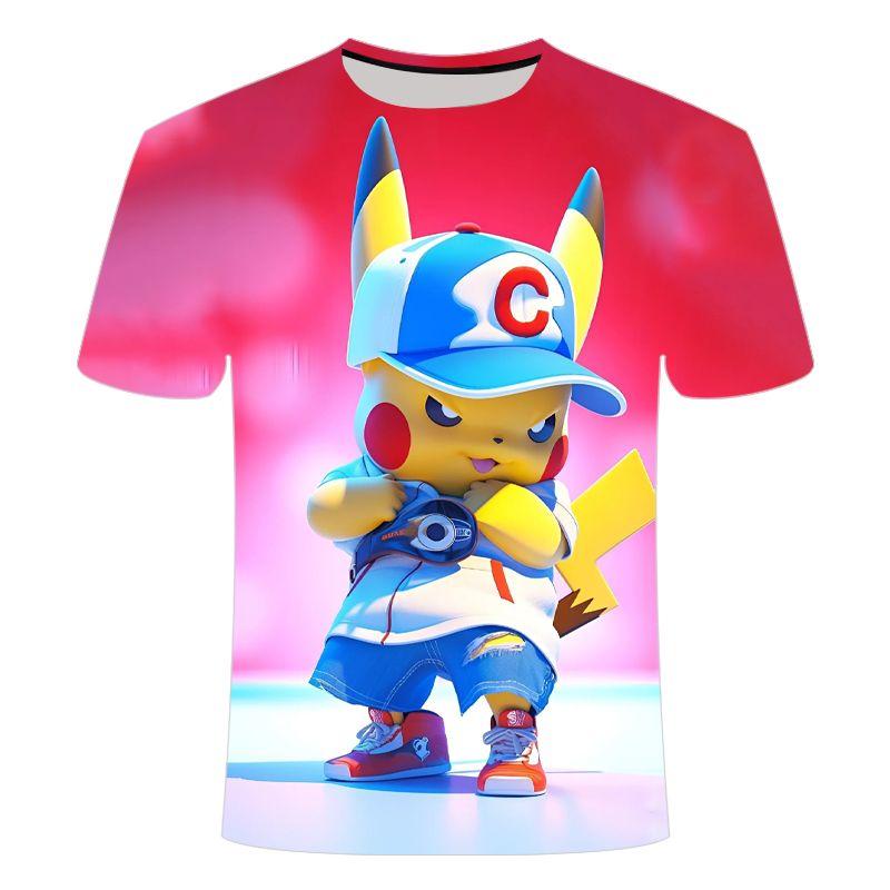 

2025 Summer New 3D Printed Short Sleeve Trendy Cool Men s and Women s Round Neck T-shirt 5XL