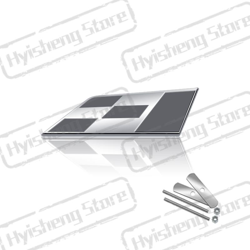 Metall Auto Styling Rennflagge Frontgrill Aufkleber Abzeichen Heckklappe Karosserie Emblem Für Seat Ibiza Ateca Leon VZ Cupra Tarraco Arosa