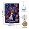 Full Round Diamond Painting The Beast and The Princess Art Rhinestone Picture Mosaic DIY 5D Cross Stitch Embroidery Home Decoration