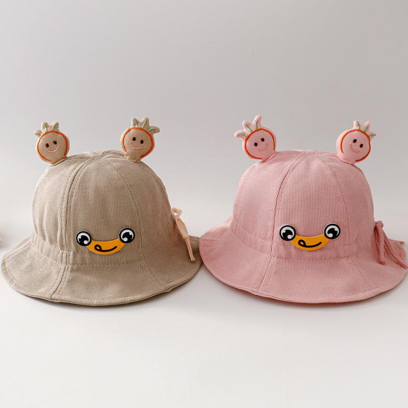 Cute Banana Eyes Sun Hat For Infants Cotton Fisherman Cap For Baby Boys And Girls