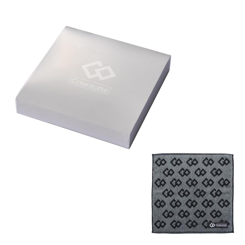 [Colantotte] Official Limited Edition Towel Set, Magnetic Necklace TAO LIONE (Matte Black x Black, L 47cm)
