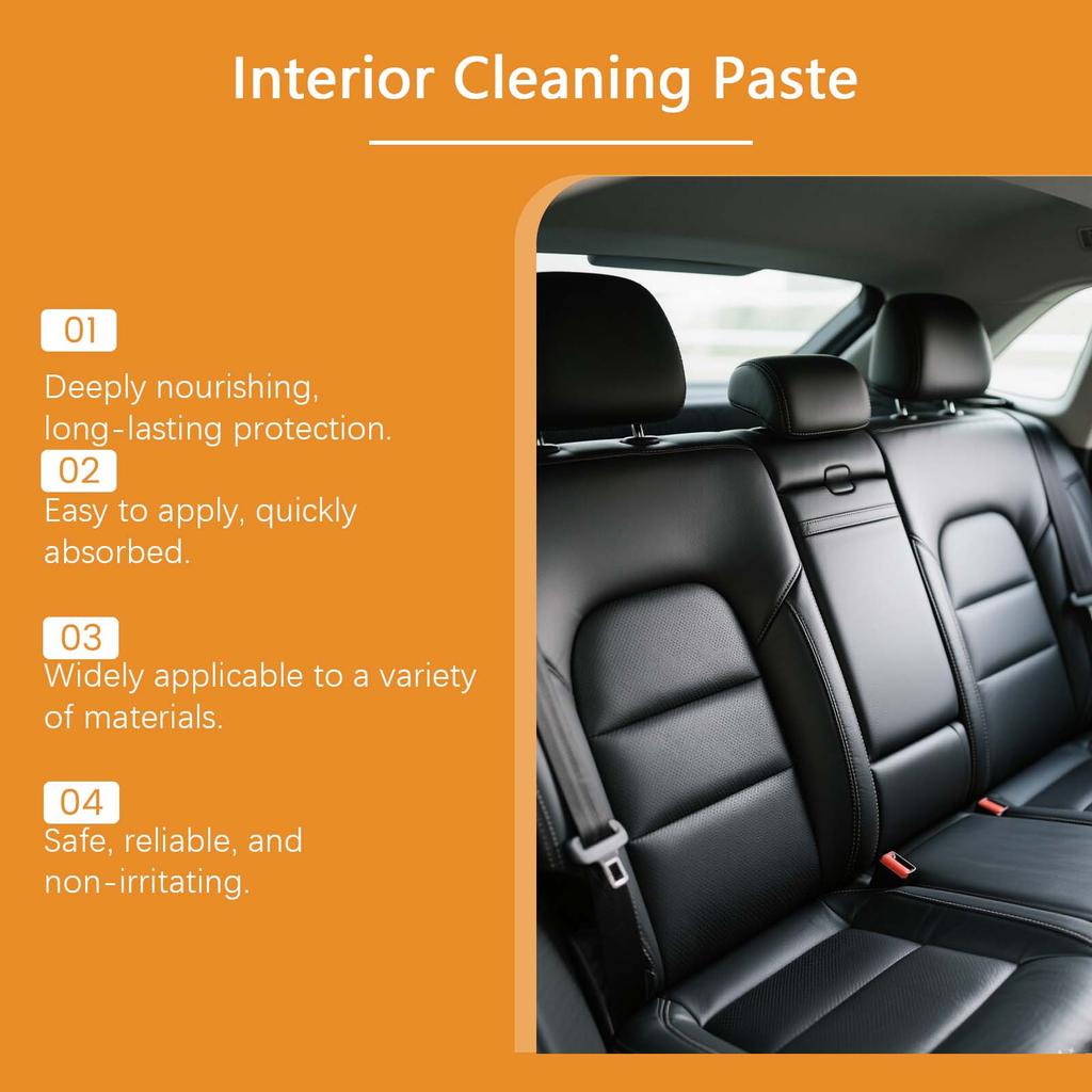 Multi-purpose Car Leather Cleaner For Seat And Interior Polishing, Stain Removal, Cleaning, And Daily Maintenance