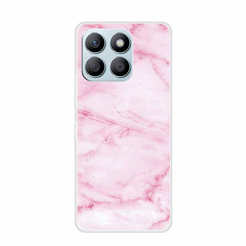 For Honor X8C X8B Phone Case For Huawei Honor X 8 C B X8 8C 8B Soft Silicone TPU Transparent Funda Clear Marble Patterns Cover
