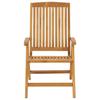 Garden Chairs with Cushions 8 Pcs Solid Teak Wood