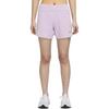 Nike Eclipse Solid Color Casual Running Shorts Women Shorts Pink Purple CZ9569-530