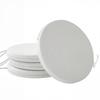 Outdoor Bistro Chair Cushions Set of 4 with Removable Cover, 41 X 41 X 5 Cm Round Seat Cushions with Ties, White
