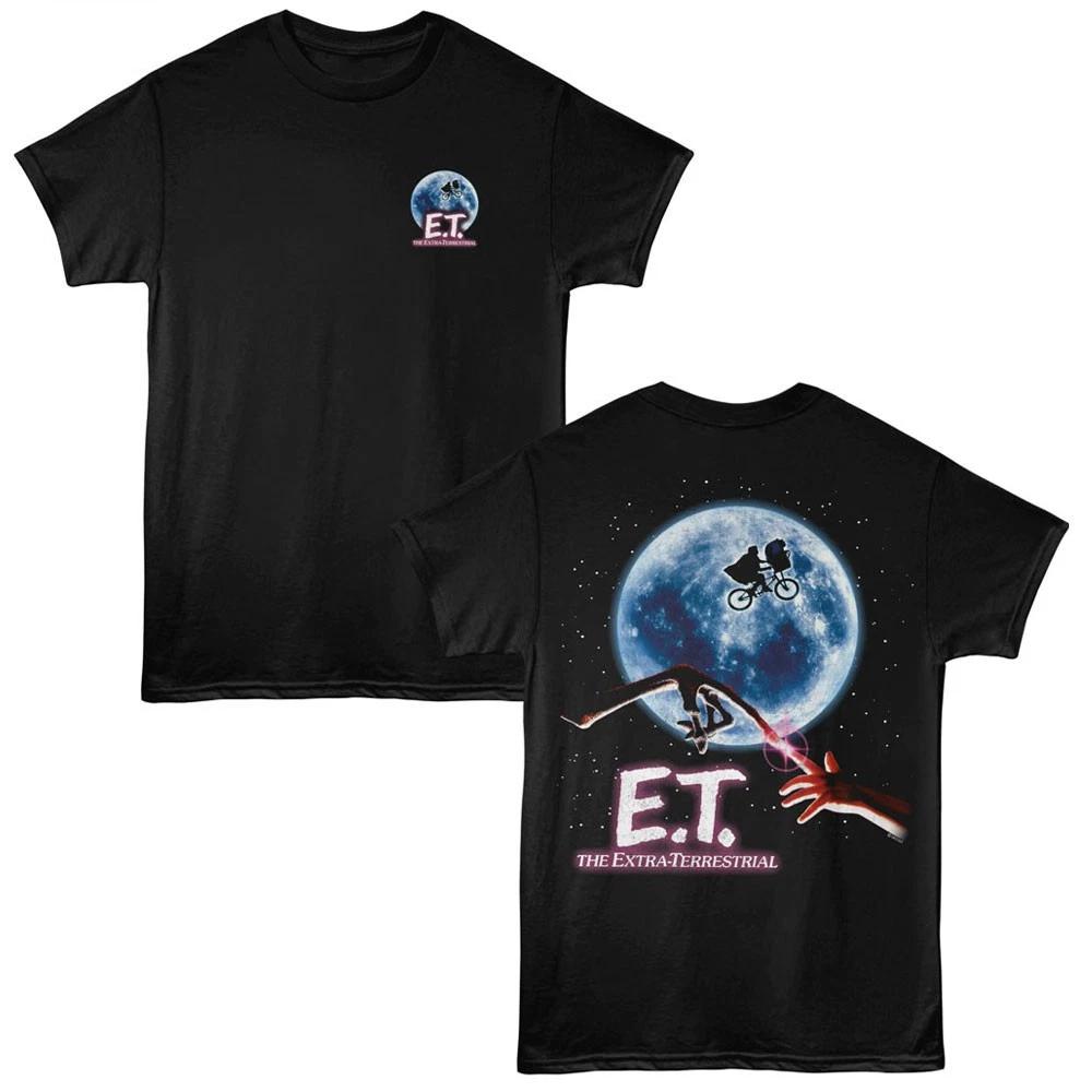 E.T. The Extra-Terrestrial 1982 Movie Cover Men s T shirt M