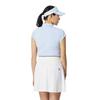 TaylorMade T-ICE Frilled C/S Polo Shirt, Chambray, Medium, Women's, 2015 Spring/Summer Collection, UN696