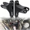 2009-2023 Mini Touring Passenger Foot Peg Bracket Kit,Black | For Harley 2009-2023 Road King FLHR, Electra Glide FLHT, Street Glide FLHX, Road Glide