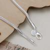 925 Silver 3MM Snake Chain Bracelet For Women Men Unisex Simple Charm Jewelry Gift Wedding Party Fashion