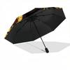 1pc Horse Sunflowers Automatic Opening/Closing Umbrella with Operation & Windproof Canopy yy260311022