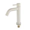 Grifo de Lavabo de Baño Moderno Minimalista de Acero Inoxidable con Monomando para Uso Doméstico