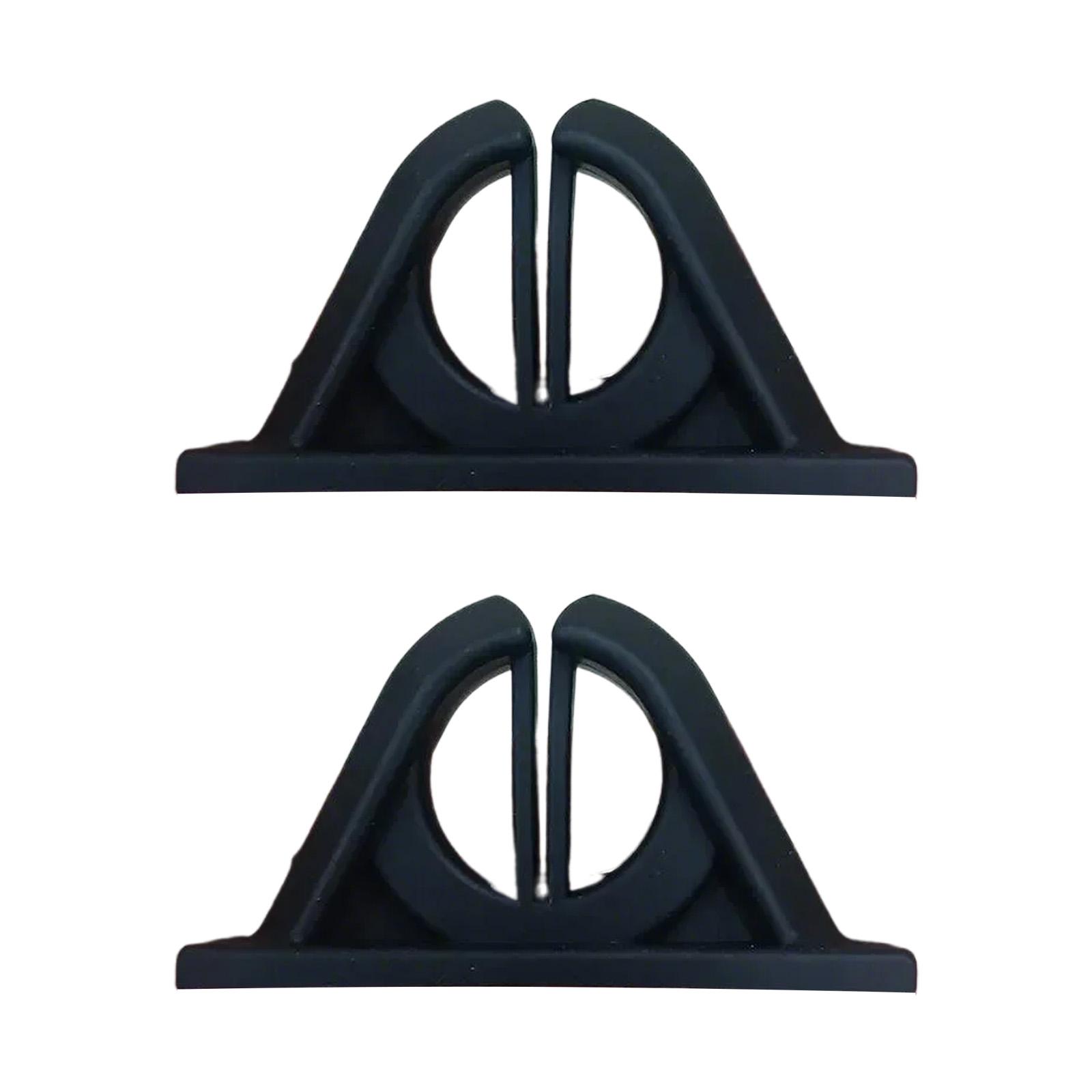 

2 шт. Зажим для дисплея удочки, Кронштейн для крепления удочки, Настенное крепление, Зажим для фиксации удочки, Зажим для хранения удочки чёрный