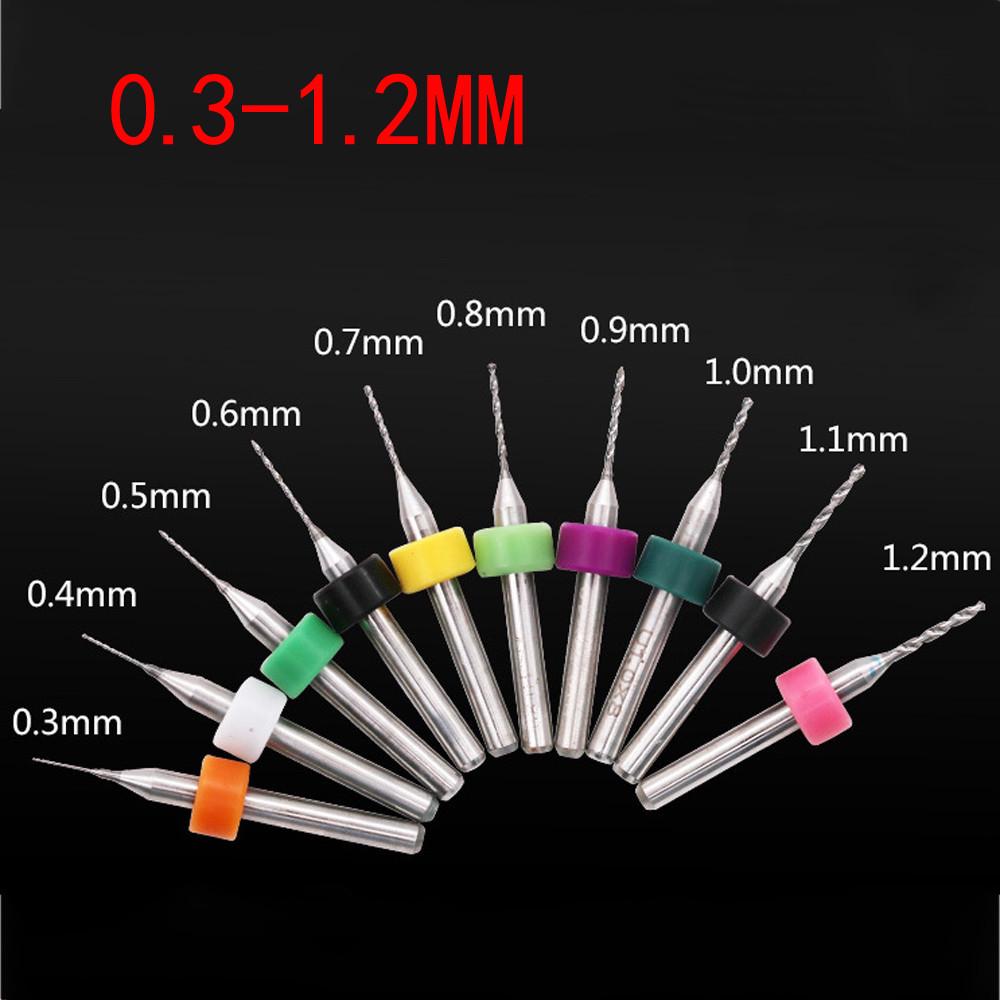 

10 шт. Инструмент Металл Деревообработка Гравировальная схема Твердосплавные Микро Сверла ЧПУ