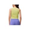 SAUCONY Soft Comfortable Fitted Pullover Tank Top Women Tops Mustard-Yellow SC1249099A