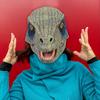 Simulation Dinosaur Mask Gift Carnival Gift Mask Adult Children Tricky Toys