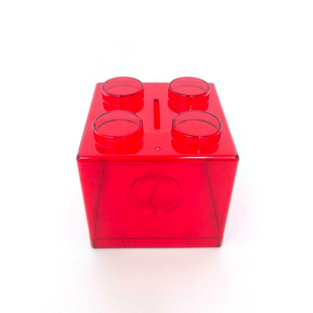 Pengeboks Byggekloss Spareboks Gjennomsiktig plastblokker Sparegris Myntoppbevaringsboks Barneleke Gavevekslingsbokser Hjemmeinnredning