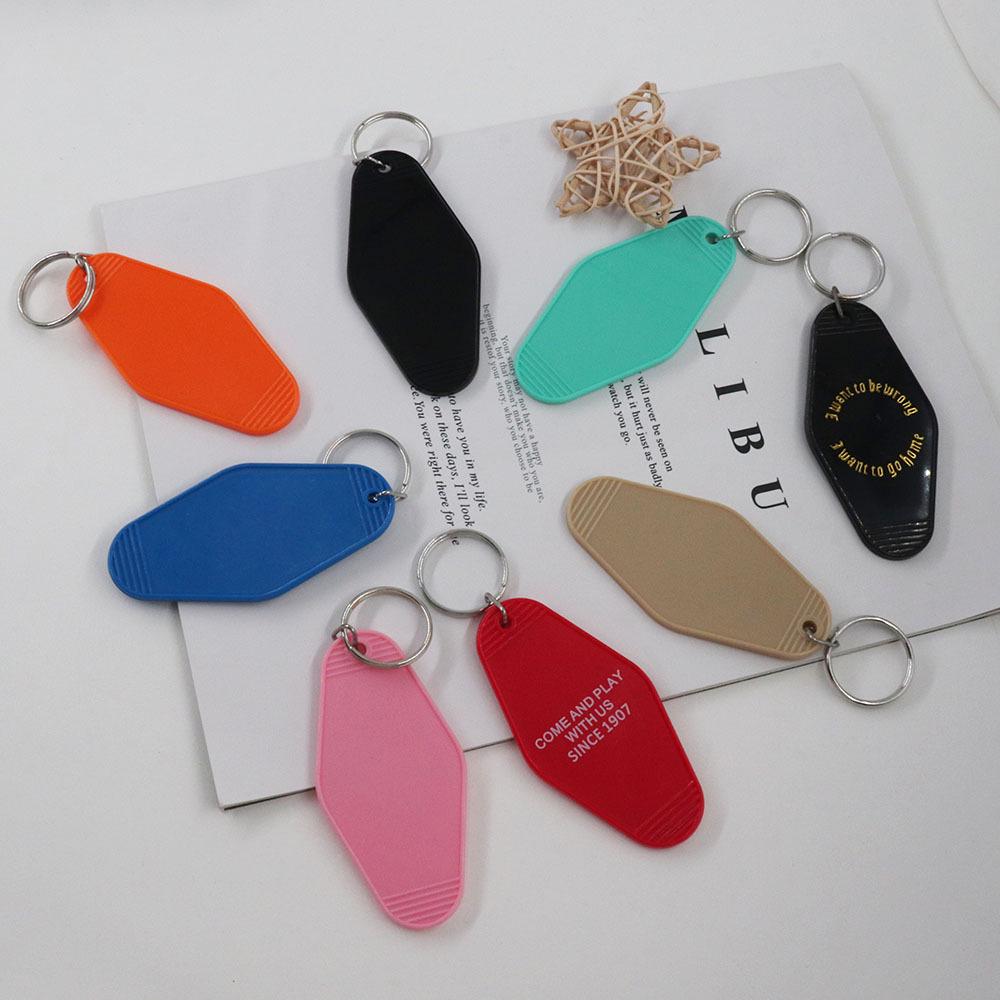 Girly Heart Cartoon Motel Key Tag Keychain Pendant Gift