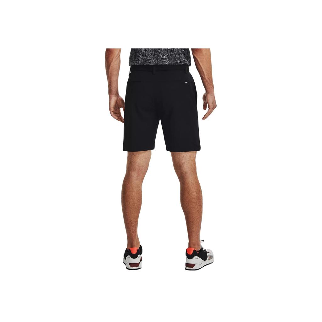 UA Stretch Woven Golf Solid Color Sports Shorts Men Shorts Black 1370083-001