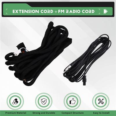 Wiring Harness Extension Cable 6M For BMW Universal Car Radio Power- Fits 3 Series 5 Series X5 M3 M5 E46 E38 E39 E53