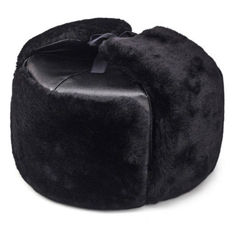 Hat men keep warm in winter, thickened ear protectors, elderly hats, military hats, middle and old cotton hats, outdoor cold protection and warmth