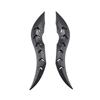 3D Devil Horn Car Roof Decor 1 Pair Universal Scratch Proof Auto Exterior Mod Accessory for Sedan Pickup SUV Custom Car Modification