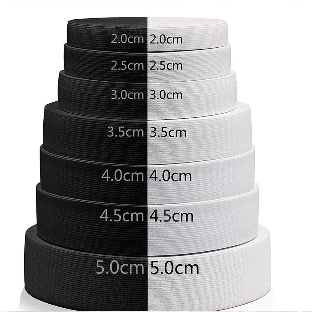 

1 Roll 42 Meters Knitting Elastic Band Stretchy Durable Elastic Sewing Band for Garments DIY Clothing Accessories Sewing Project белый