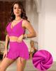 2026 European Multi-Color Drawstring Bikini Skirt Swimsuit for Women