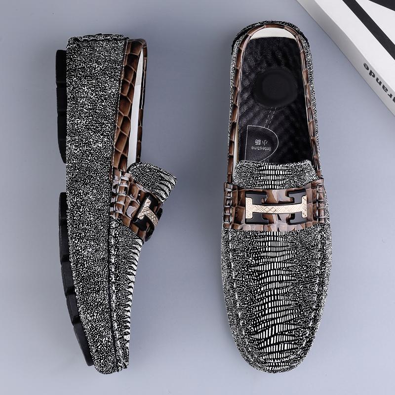 Fashion Hot Sale Casual Leather Loafers Luxury Men Handmade Driving Flats Ultra-light Slip-on Shoe Comfy Soft-Soled Moccasins Boat Shoes