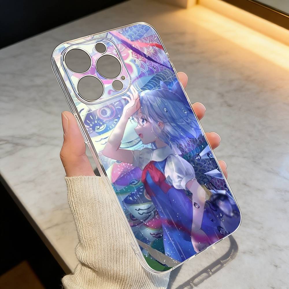 

Touhou Project Cirno Phone Case For iPhone 17 16 15 14 13 12 11 Mini Pro Max Plus Transparent Cover iPhone17PRO