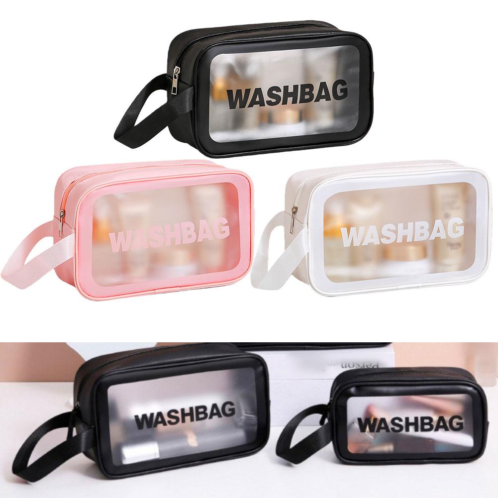 Easy Visibility Large Capacity Toiletries Bag Transparent Storage
