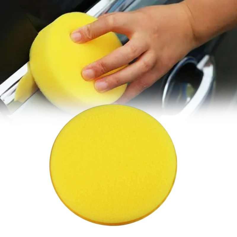 Cars Waxing Yellow Sponge Polishing Sponges Car Washing Tool Solid Durable Color