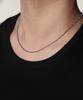 Bassclef Men'S Necklace Surgical Steel Clef Quiet Line Nec