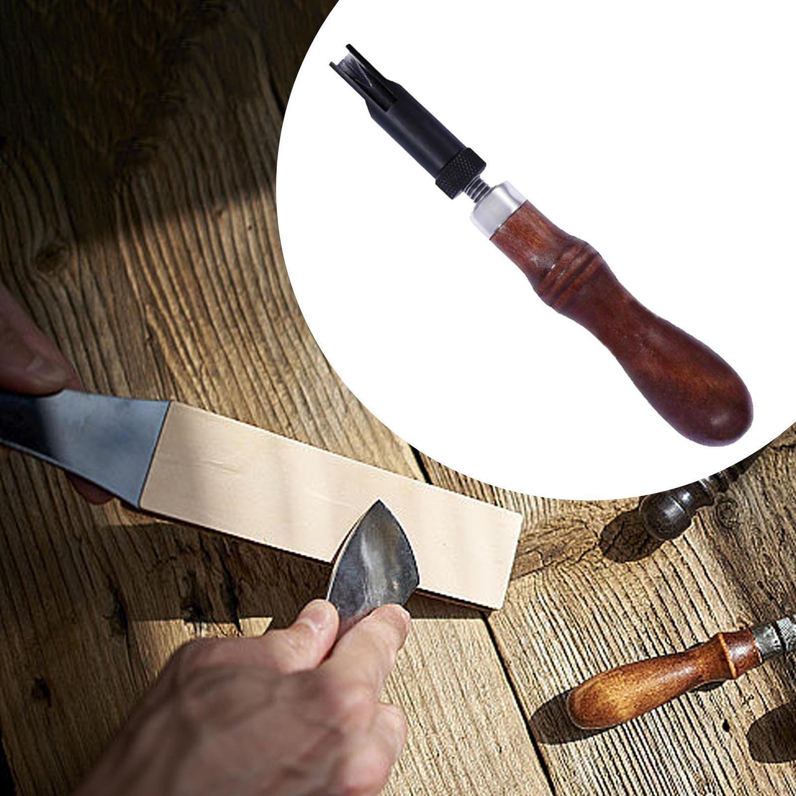 

V-образный инструмент для обработки кожи DIY Многоцелевой тип Push Мужчины Женщины