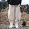2023 Winter Warm Thicken Sweatpants Men Fashion Joggers Elastic Waist Drawstring Casual Pants Male Brand Fleece Trousers
