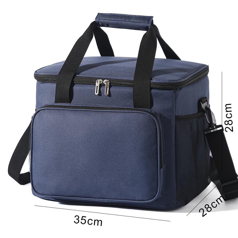 15/27L Insulated Lunch Bag Large Portable Waterproof Picnic Bag Leak-Proof Thickened Handheld Shoulder Outdoor Lunch Bag