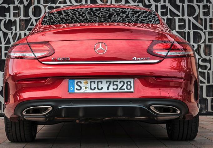 Mercedes C-Klasa C206 Coupe 21+ Listwa Chrom Klapa