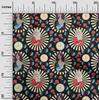 oneOone Cotton Flex Black Fabric Christmas Jesus Birth Sewing Material Print Fabric By The Yard 40 Inch