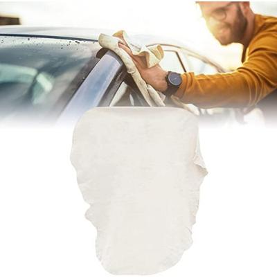 Natural Chamois Leather, Car Natural Cleaning Cloth, 1 Piece Car Cleaning Cloth, Cloth for Washing/Drying Cars, Super Absorbent