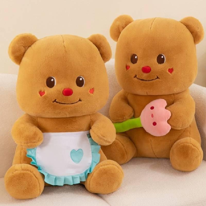 Thai Butter Teddy Bear Plush Toy Soft And Cuddly Stuffed Animal Gift**