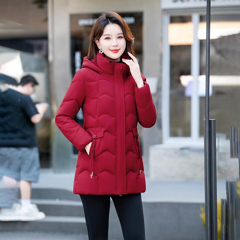 Winter Cotton-padded Jacket for Women, Long, Fashionable, Loose Down Cotton Jacket, Warm Cotton-padded Jacket