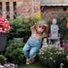 Monkey Hanging Miniature Sculpture Resins Animal Decorative Figurine Ornament For Garden Patios Wall Or Shelf Decors