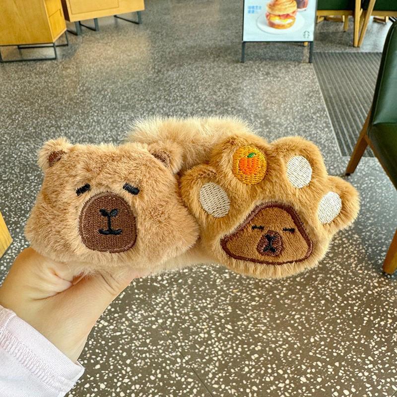 Cute Cartoon Capybara Headband For Women Girls Sweet Versatile Hairbands Exquisite Funny Hair Accessories Birthday Gifts
