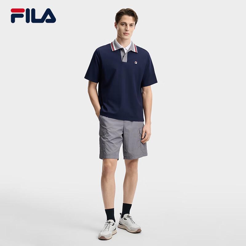 FILA Men's Jackson Yee Relaxed Fit Knitted Polo Shirt