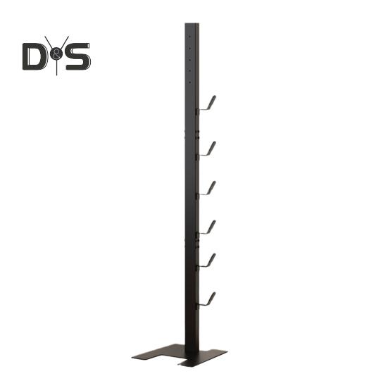 

Универсальная подставка для пылесоса, не требующая сверления, простая сборка, металлические аксессуары для пылесоса, держатель для насадок с крючками для хранения чёрный