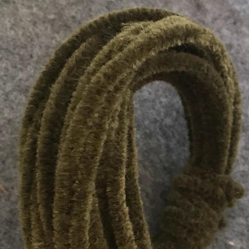 Chibi Maruko-chan Colorful 6mm Wool Chenille Stems for DIY Dragon Doll & Bouquet Crafting