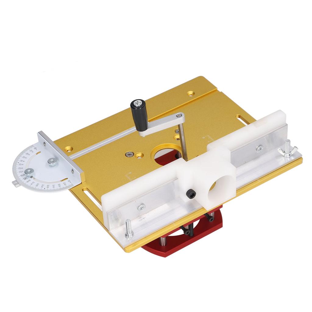 Router Lift with Top Plate Router Lifting Base Woodworking Slotting Trimming Chamfering Table Top